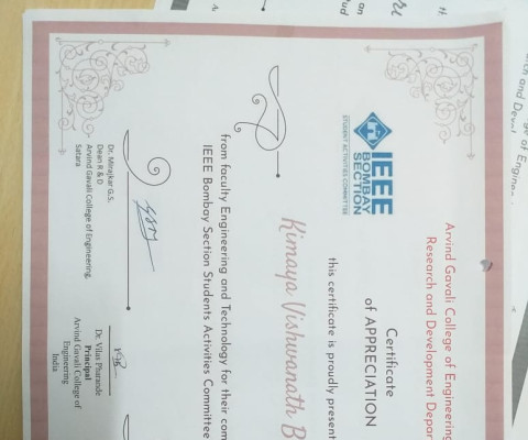 Contribution in IEEE Bombay Section Students Activities Committee