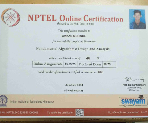 NPTEL Online Certification