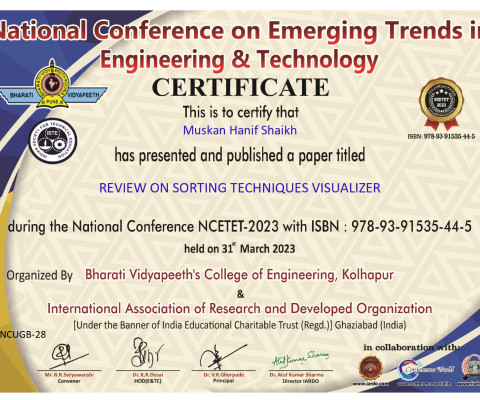 Presented paper 