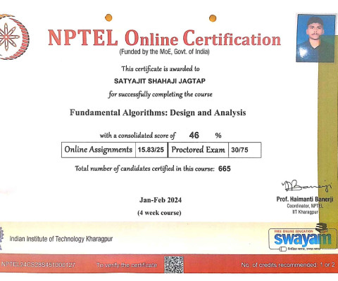 NPTEL Online Certification