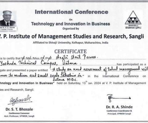 International Conference on Technology & Innovation in Business