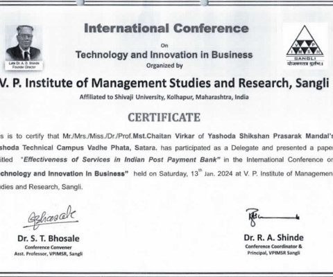 International Conference on Technology & Innovation in Business